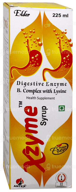 Xzyme Sugar Free Syrup 225Ml